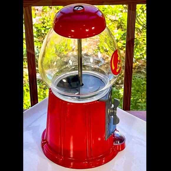 ⭐️HP⭐️VTG▪️JELLY BELLY▪️Glass Metal Carousel Candy Dispenser Gum Ball Machine - Picture 6 of 12
